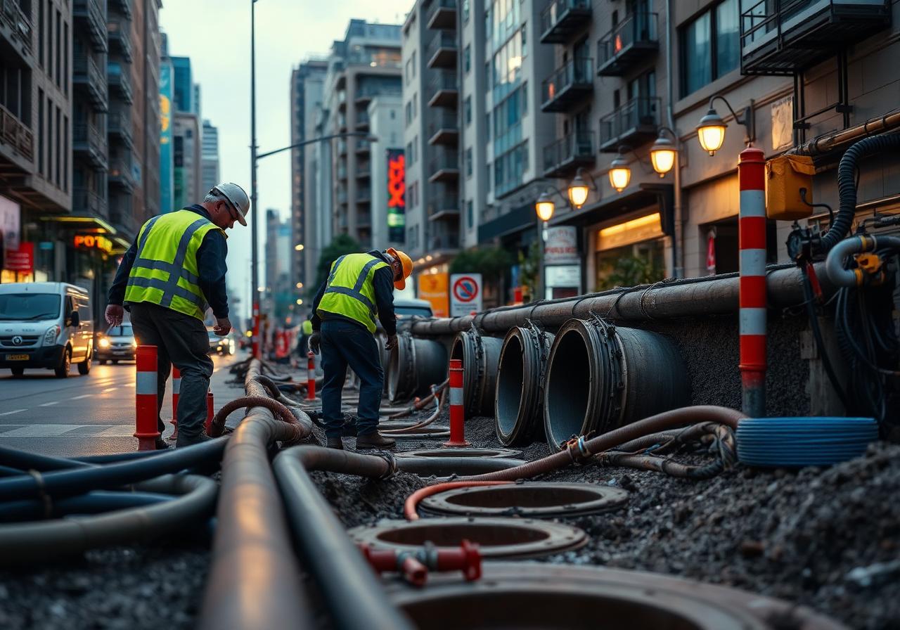 Lucrări edilitare & infrastructură